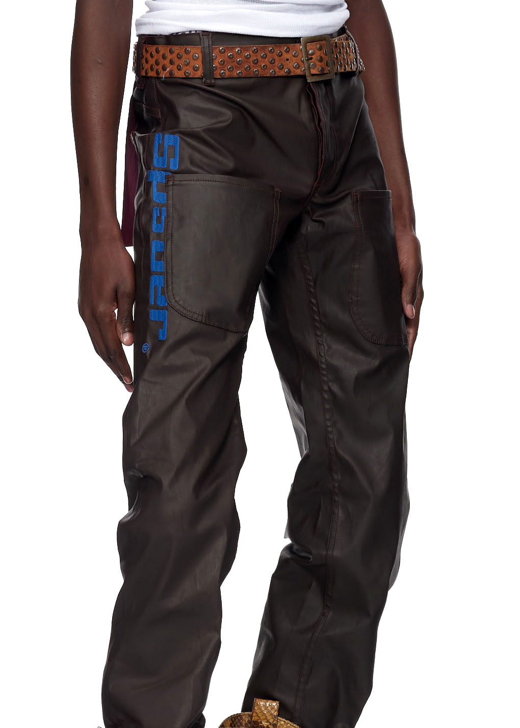 COATED FRONT POCKET JEAN