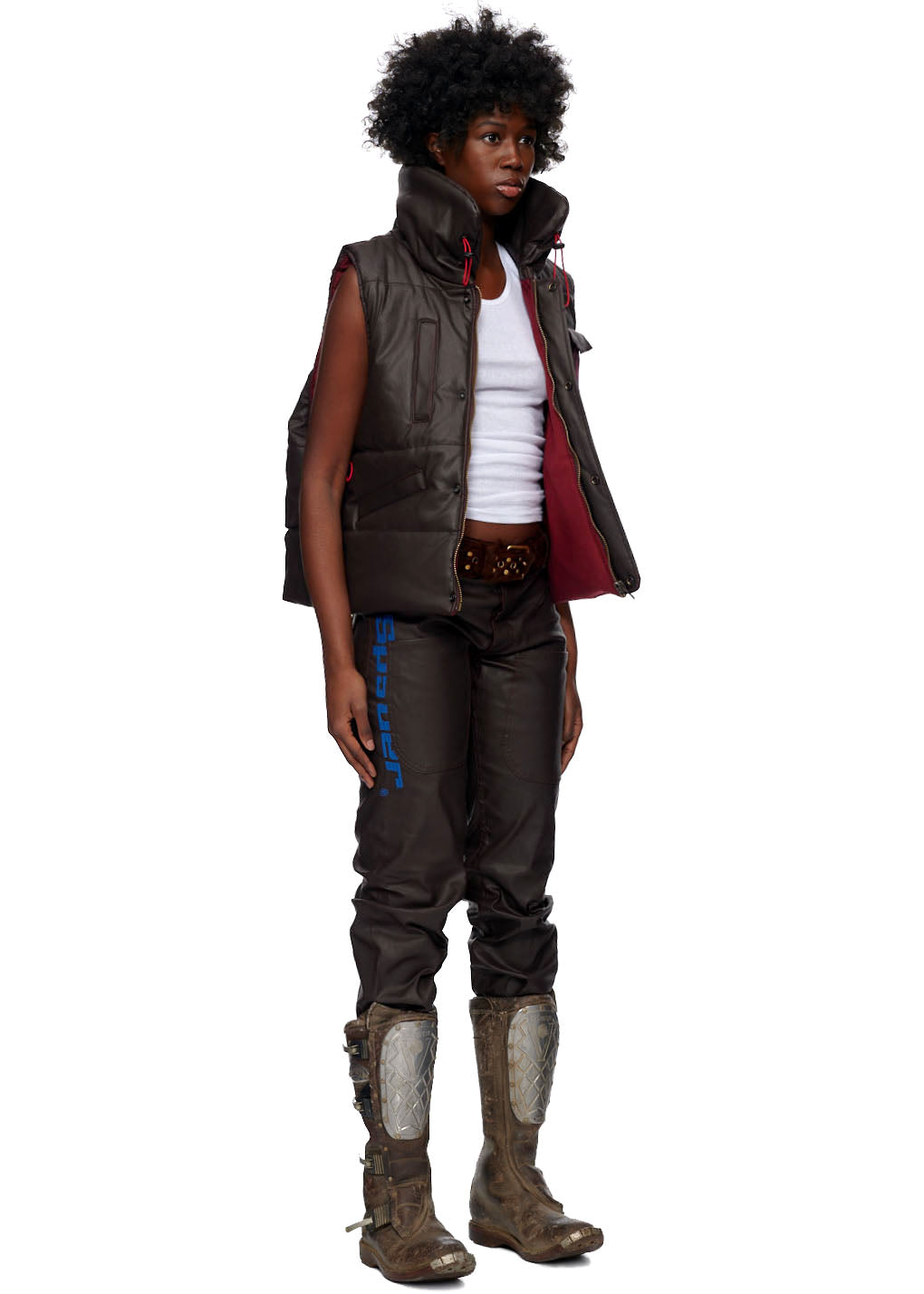 HOODED PUFFER VEST
