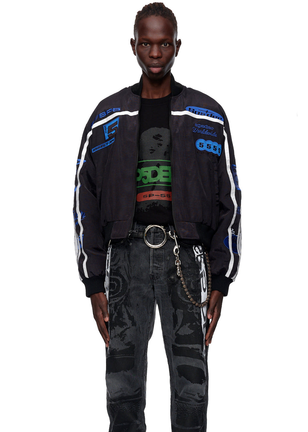 SATIN BOMBER JACKET