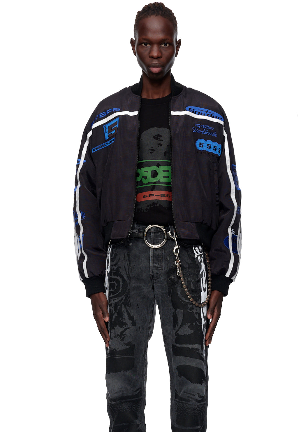 SATIN BOMBER JACKET