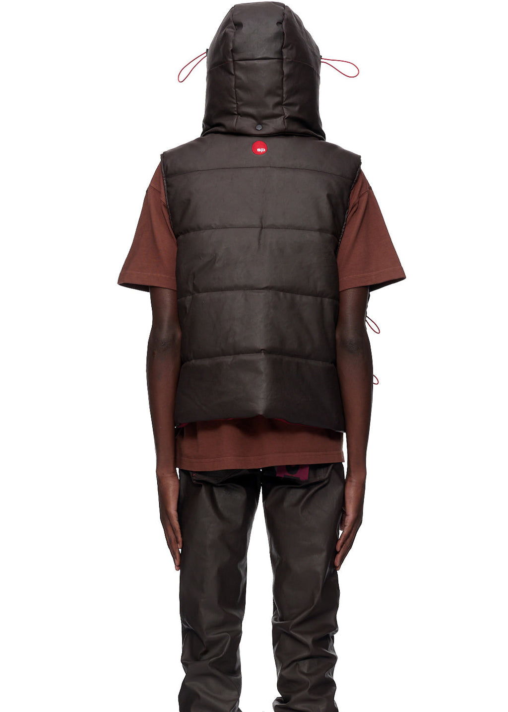 HOODED PUFFER VEST