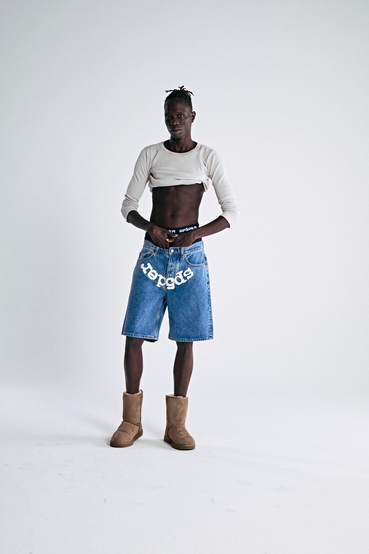 OG LOGO DENIM SHORT