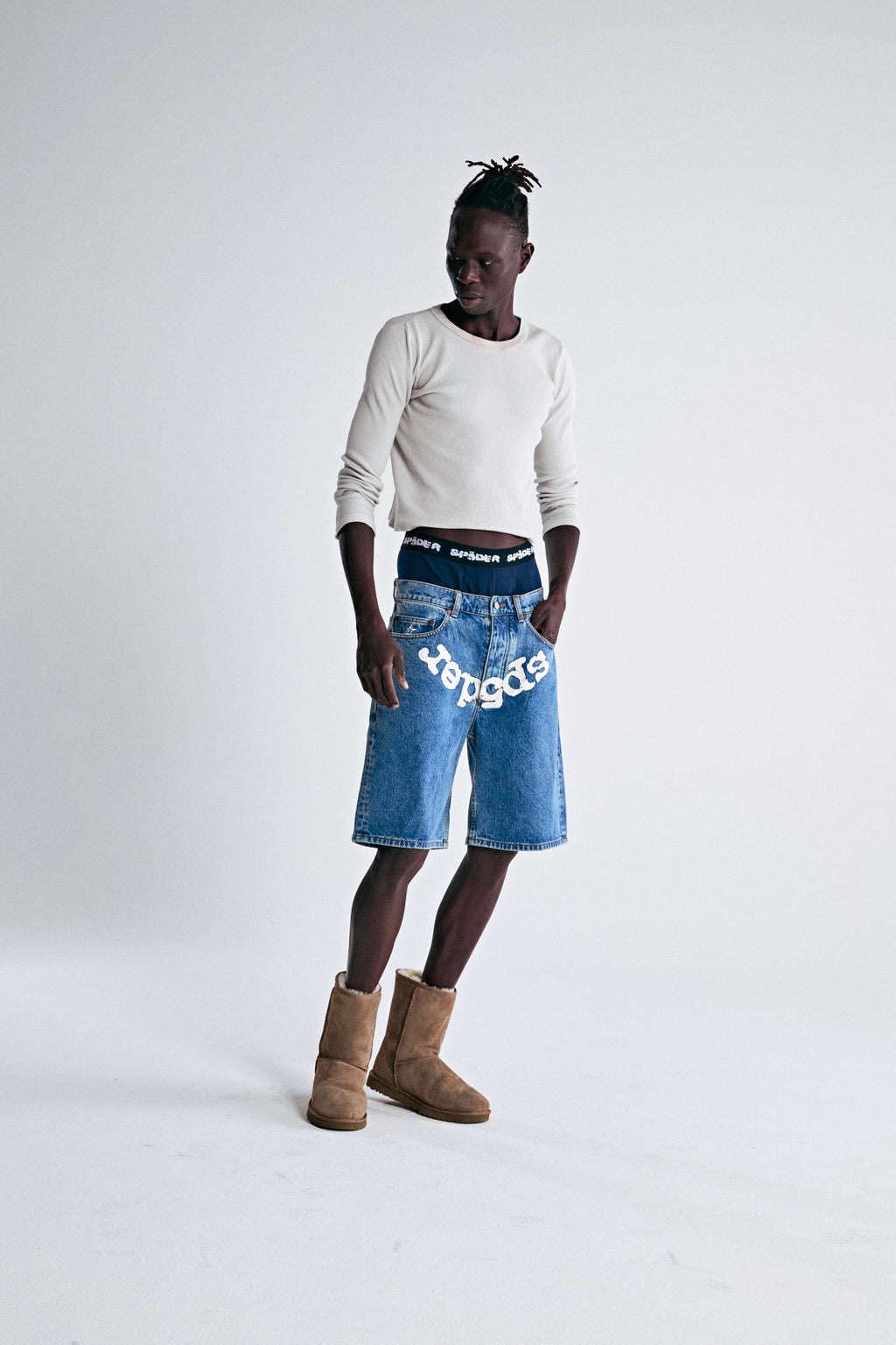 OG LOGO DENIM SHORT