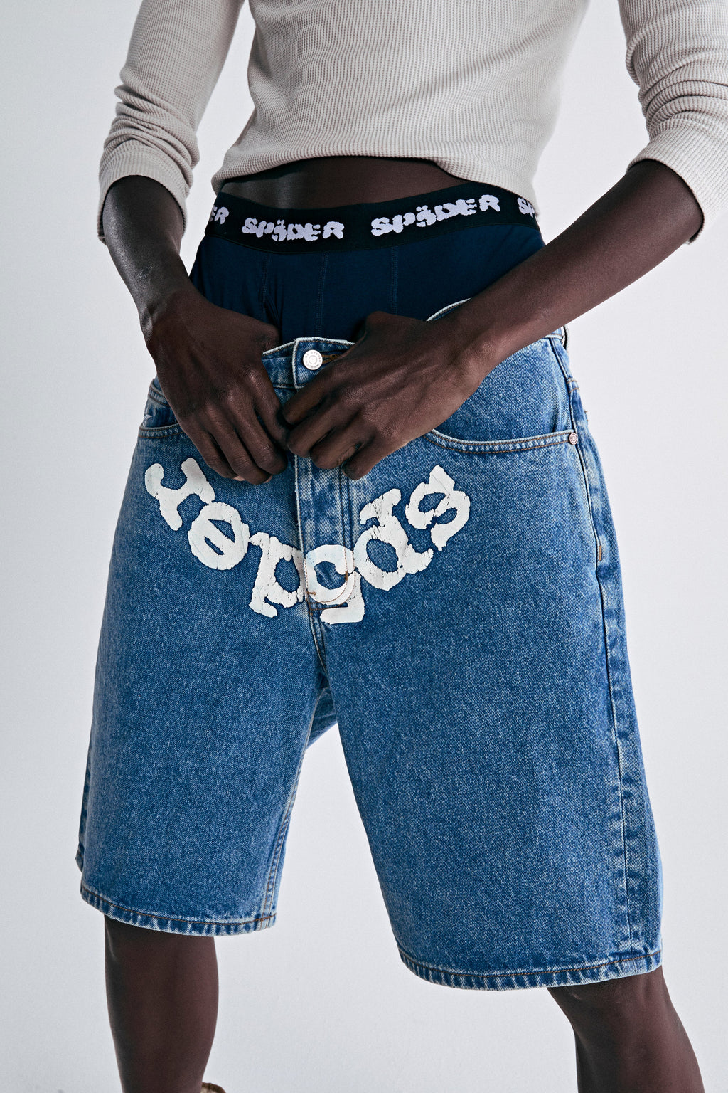 OG LOGO DENIM SHORT