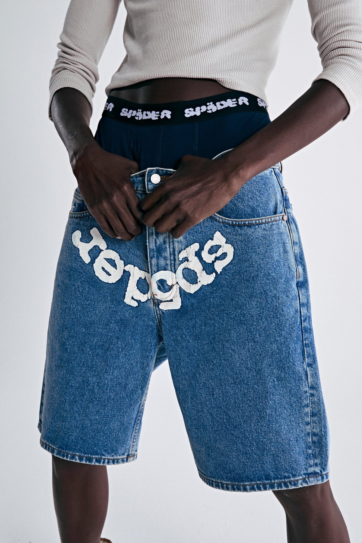 OG LOGO DENIM SHORT