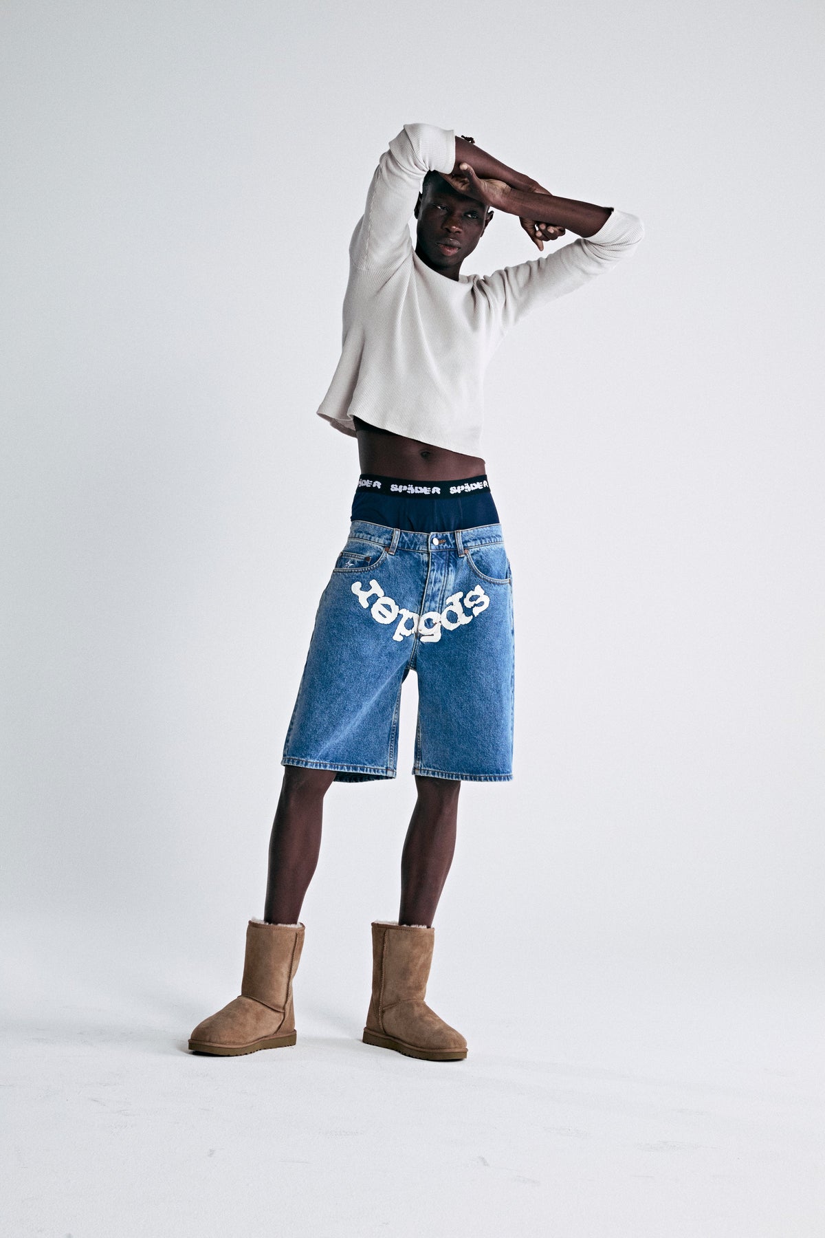 OG LOGO DENIM SHORT