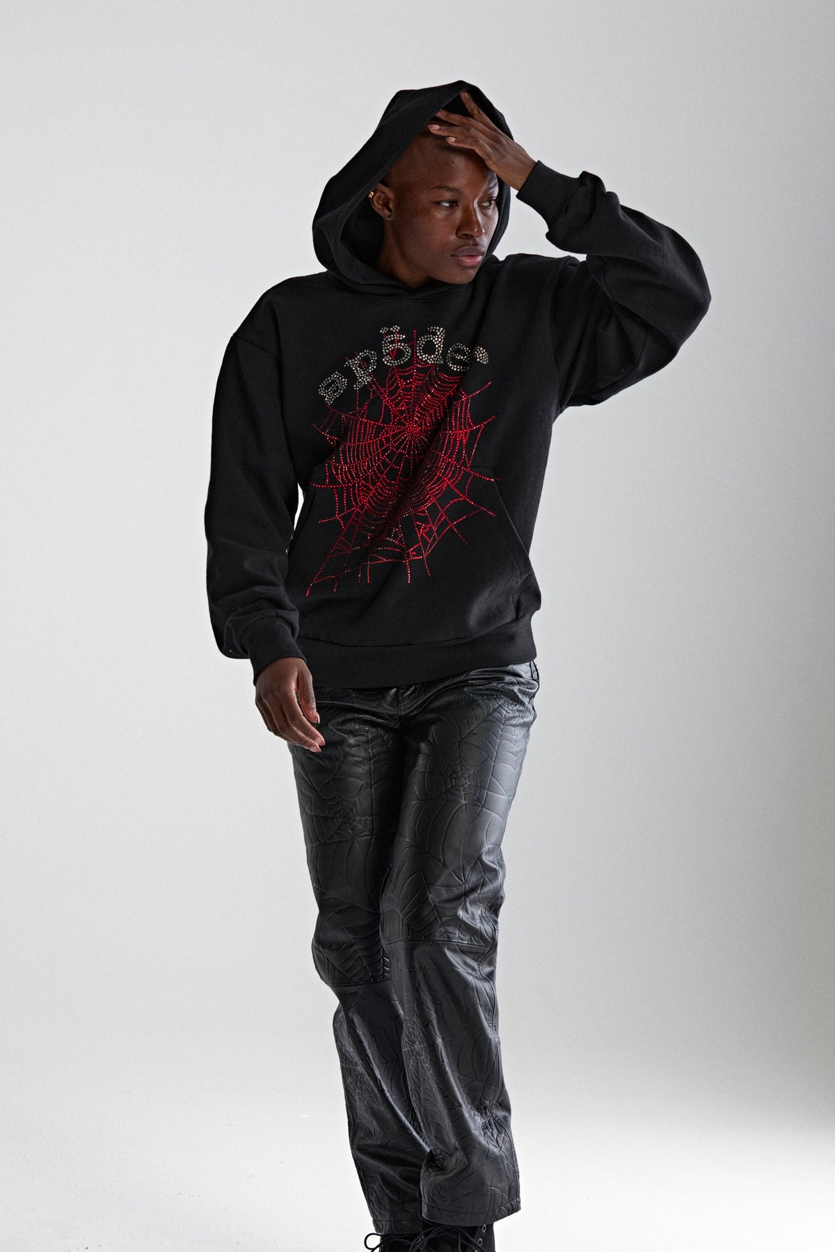 RHINESTONE OG WEB V2 HOODIE