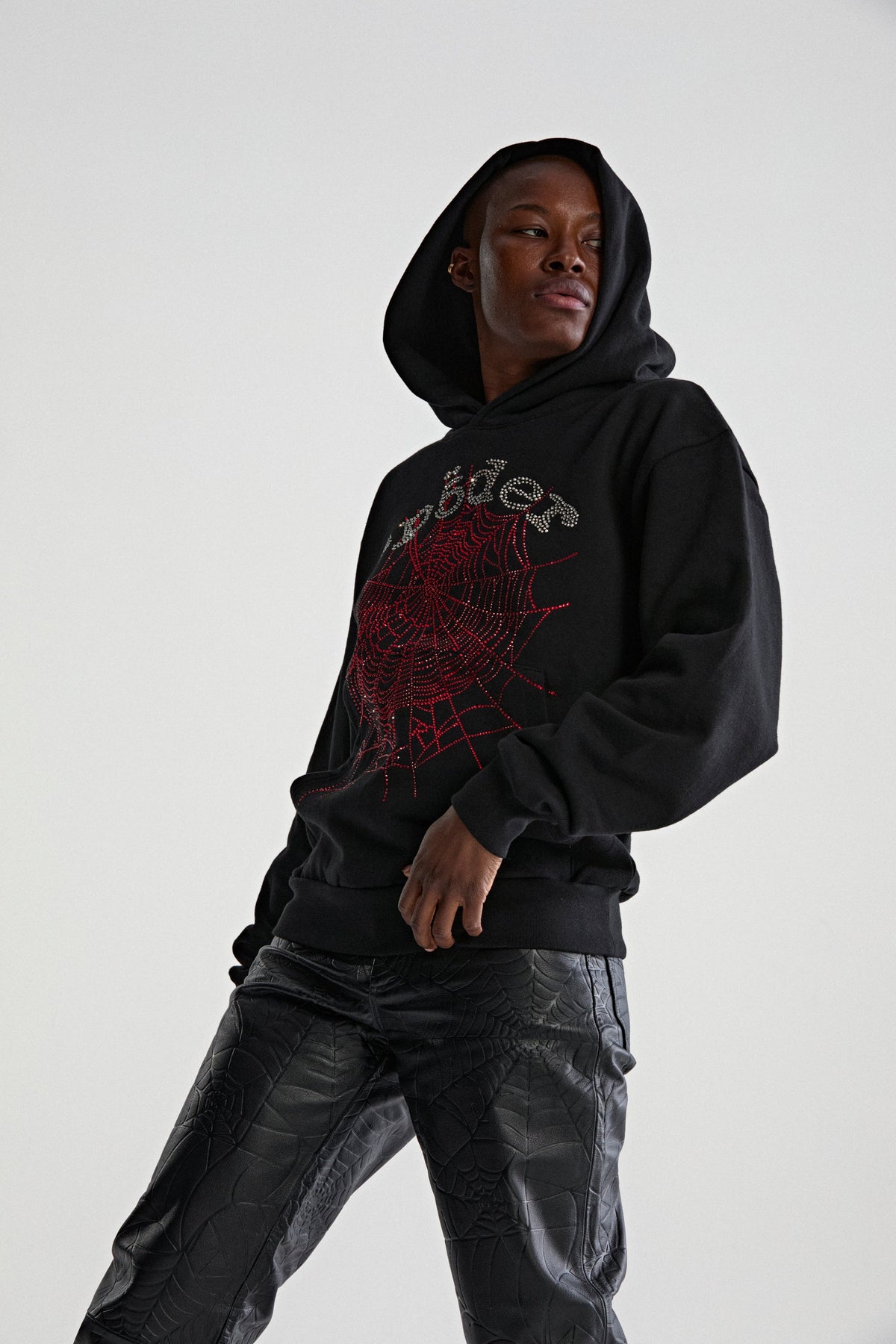 RHINESTONE OG WEB V2 HOODIE
