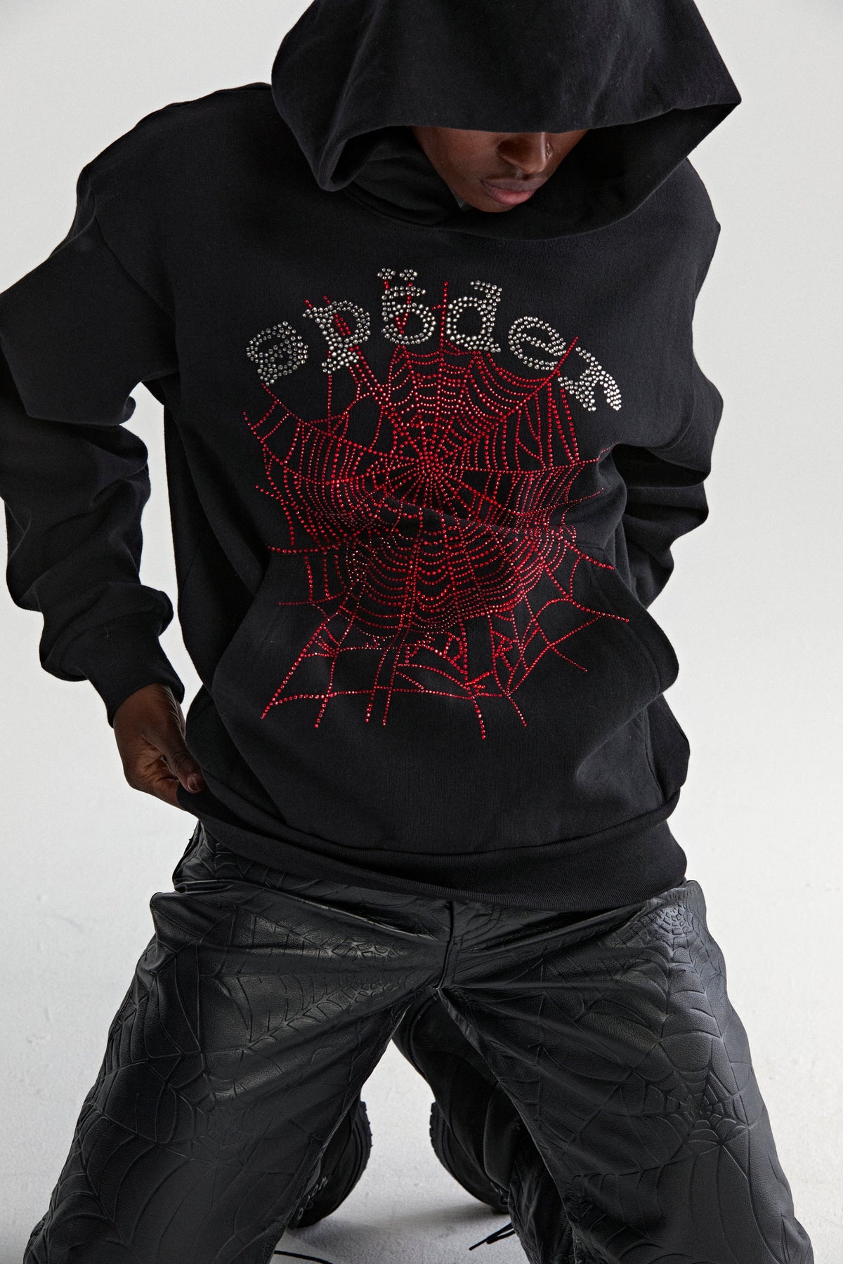 RHINESTONE OG WEB V2 HOODIE