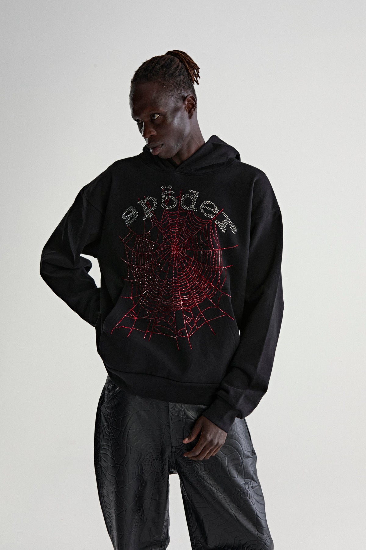 RHINESTONE OG WEB V2 HOODIE