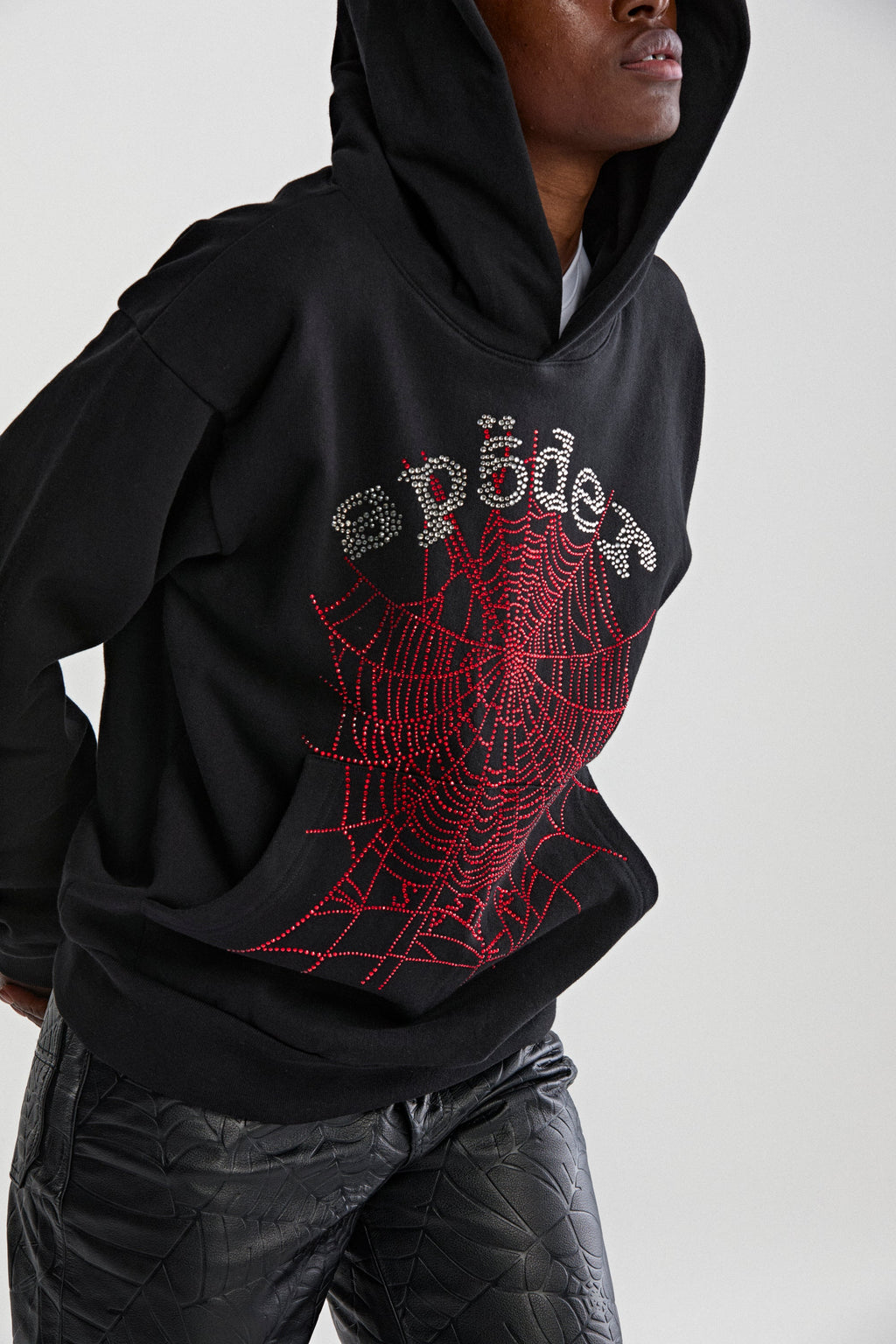 RHINESTONE OG WEB V2 HOODIE