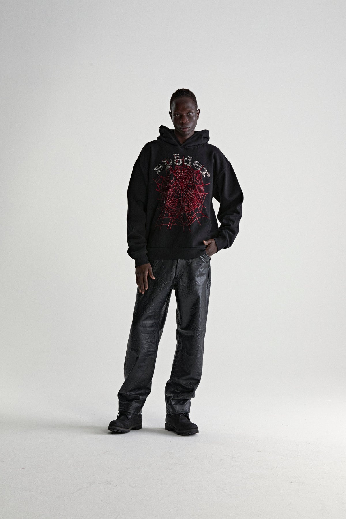 RHINESTONE OG WEB V2 HOODIE