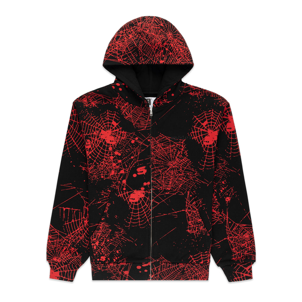 AOP WEB V2 ZIP UP HOODIE