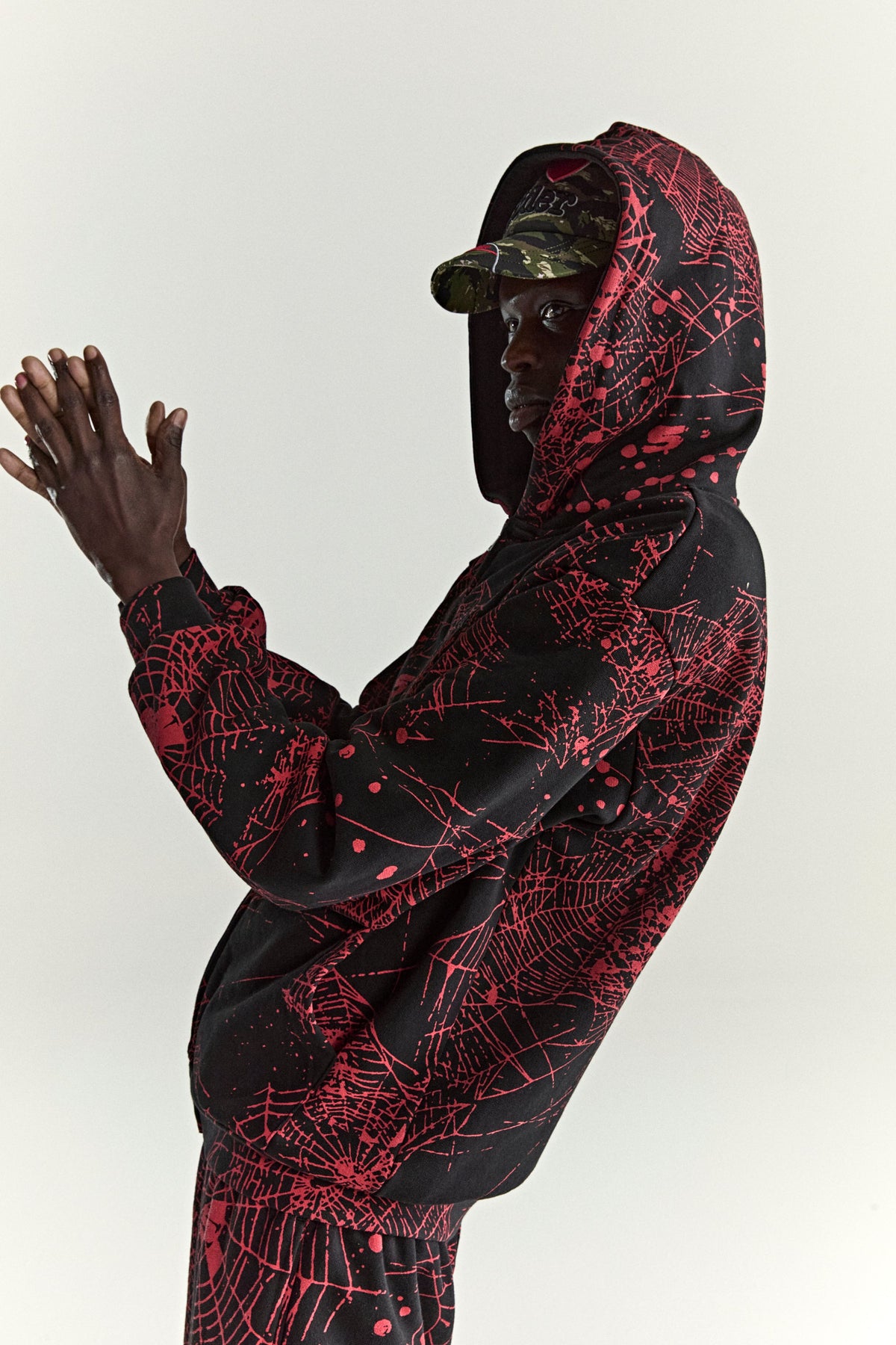 AOP WEB V2 ZIP UP HOODIE