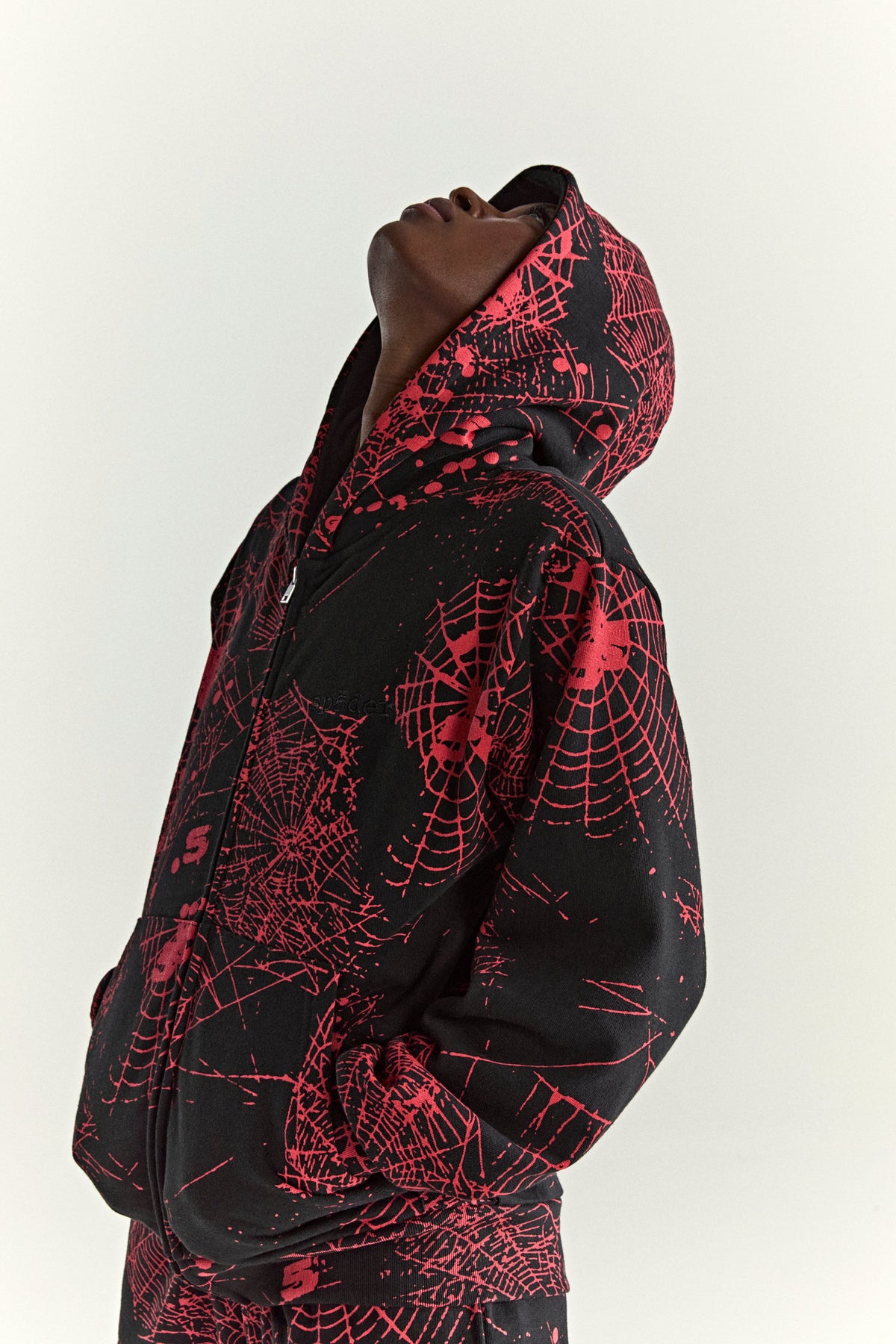 AOP WEB V2 ZIP UP HOODIE