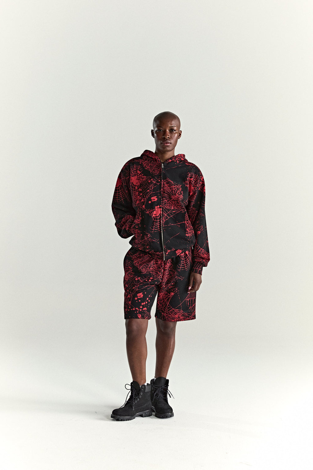 AOP WEB V2 ZIP UP HOODIE