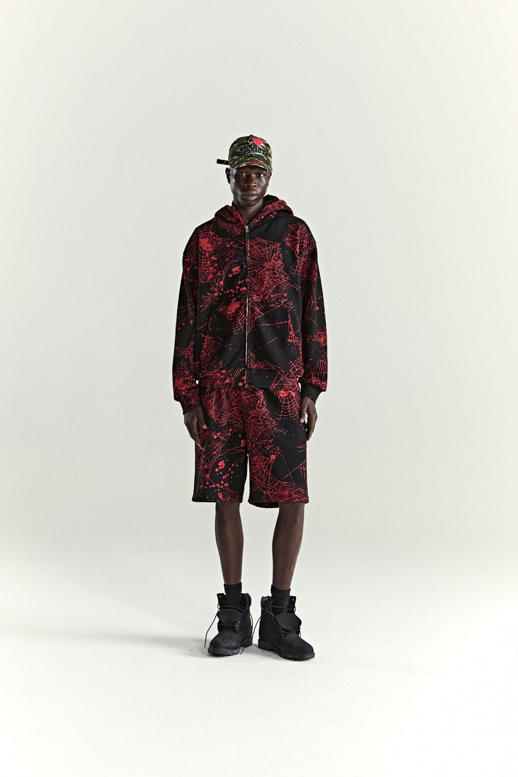 AOP WEB V2 ZIP UP HOODIE