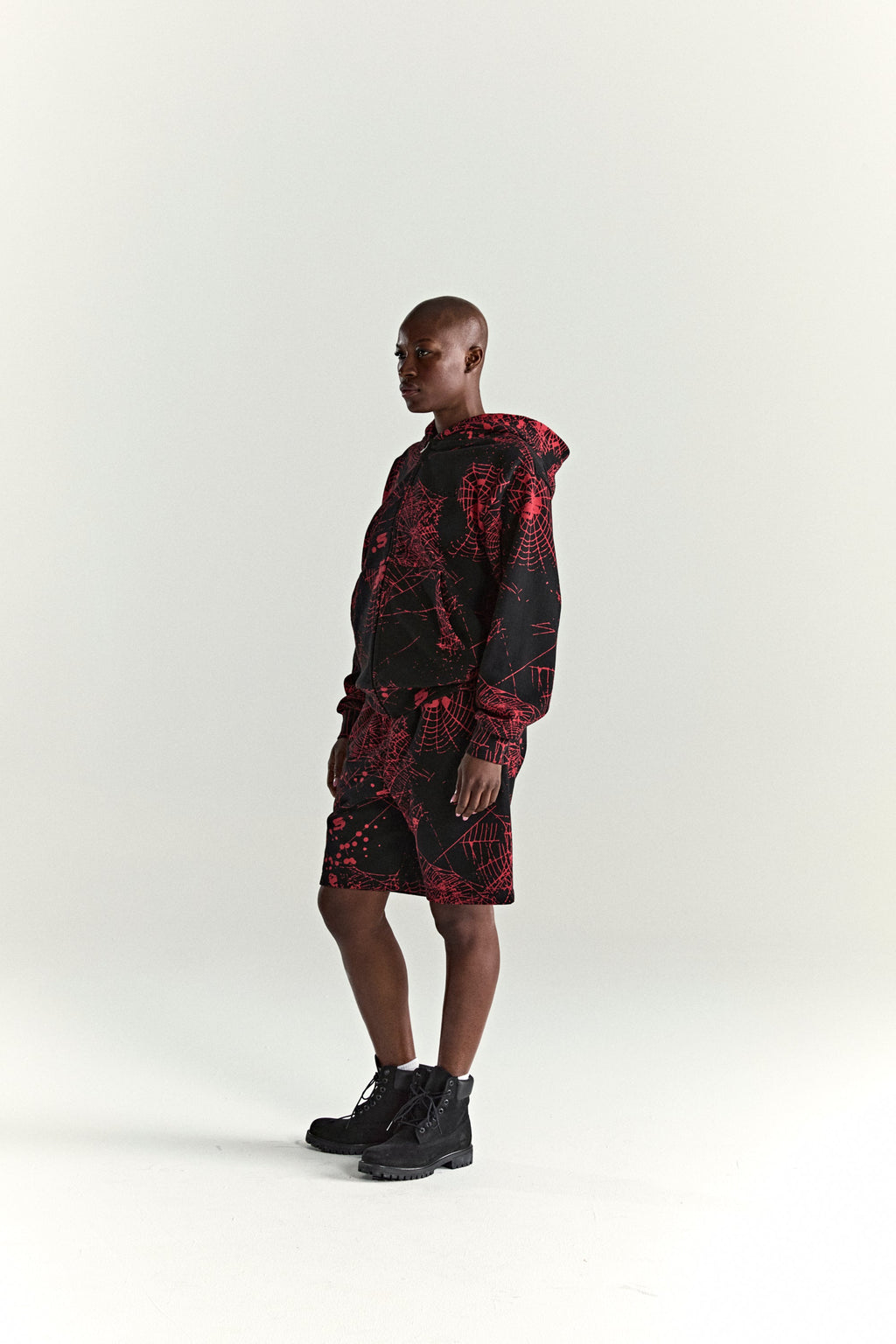 AOP WEB V2 ZIP UP HOODIE