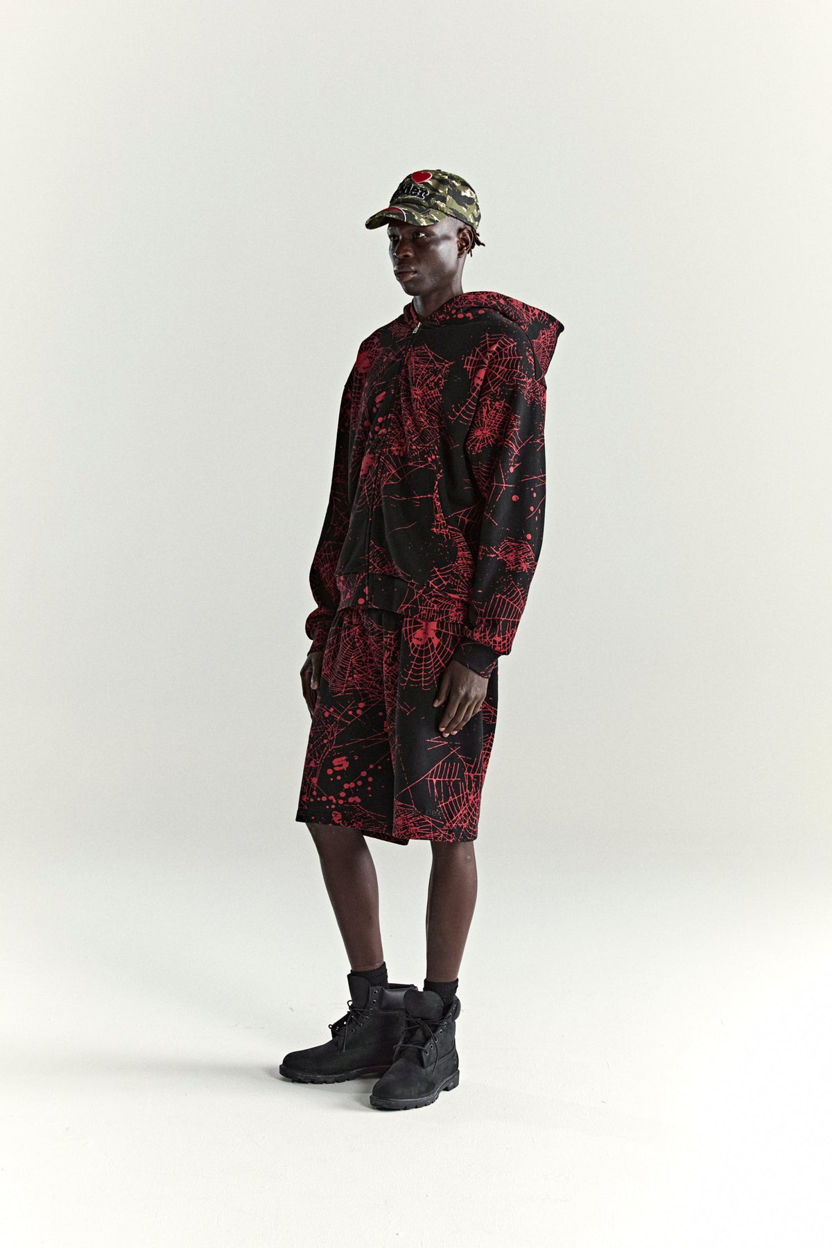 AOP WEB V2 ZIP UP HOODIE