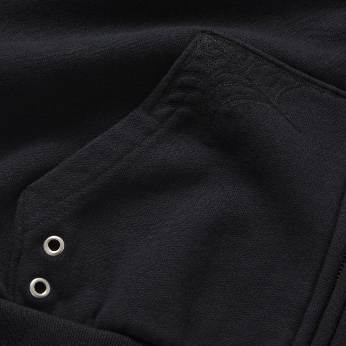 OVERPRINT ZIP HOODIE