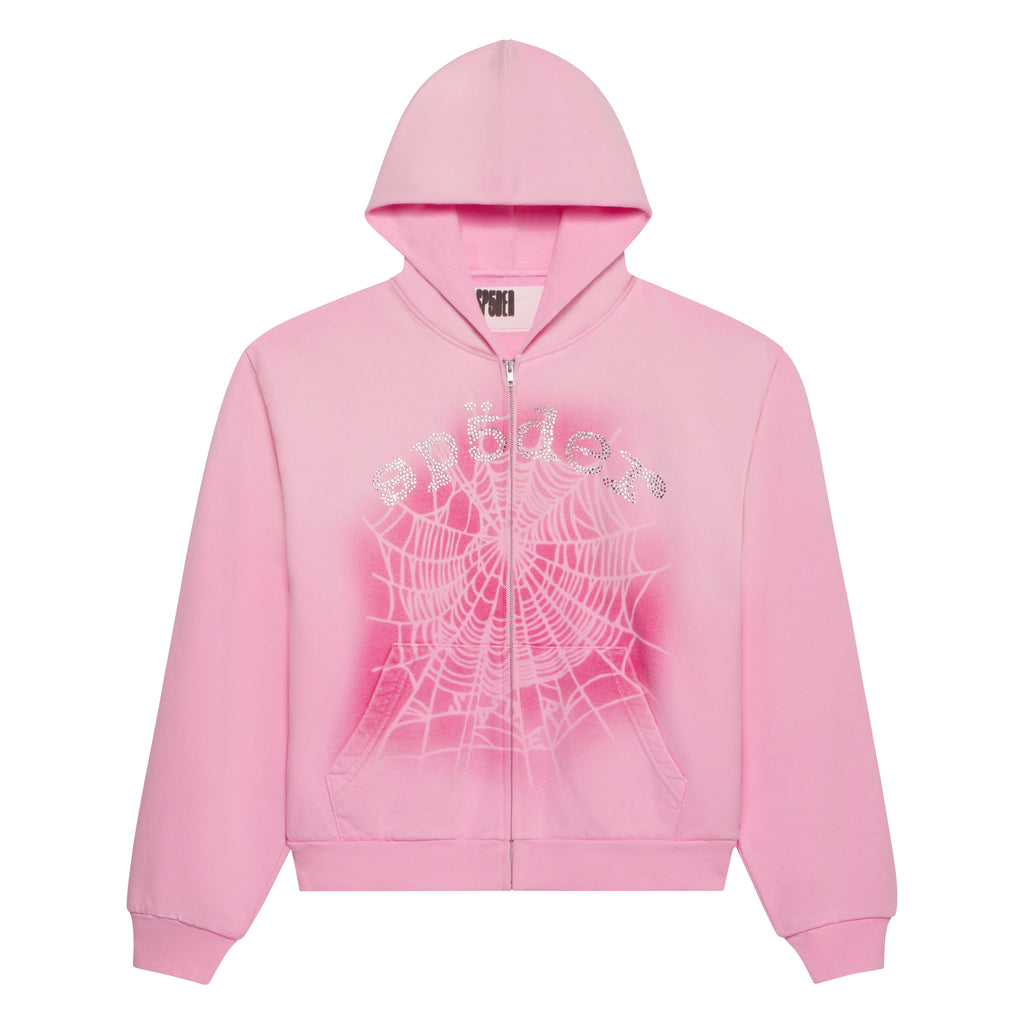 OG WEB V2 SPRAY ZIP HOODIE