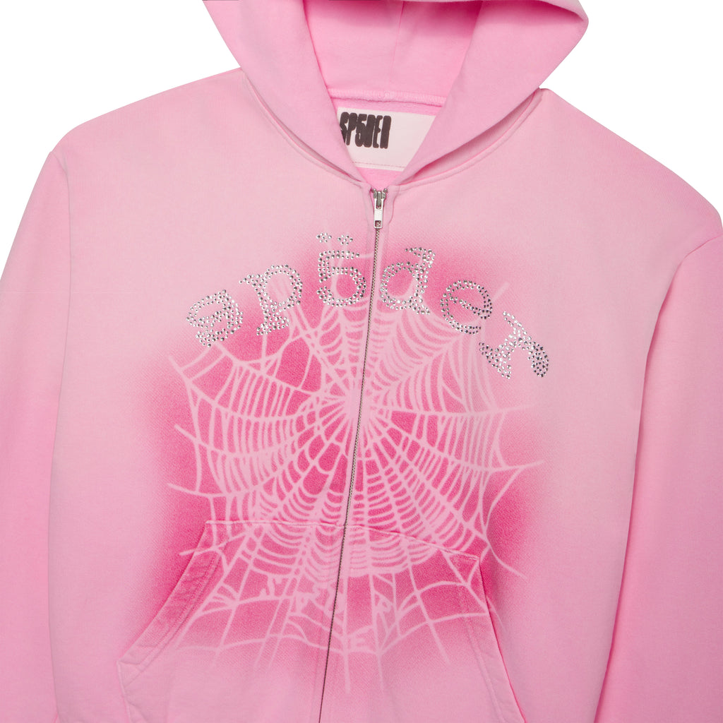 OG WEB V2 SPRAY ZIP HOODIE