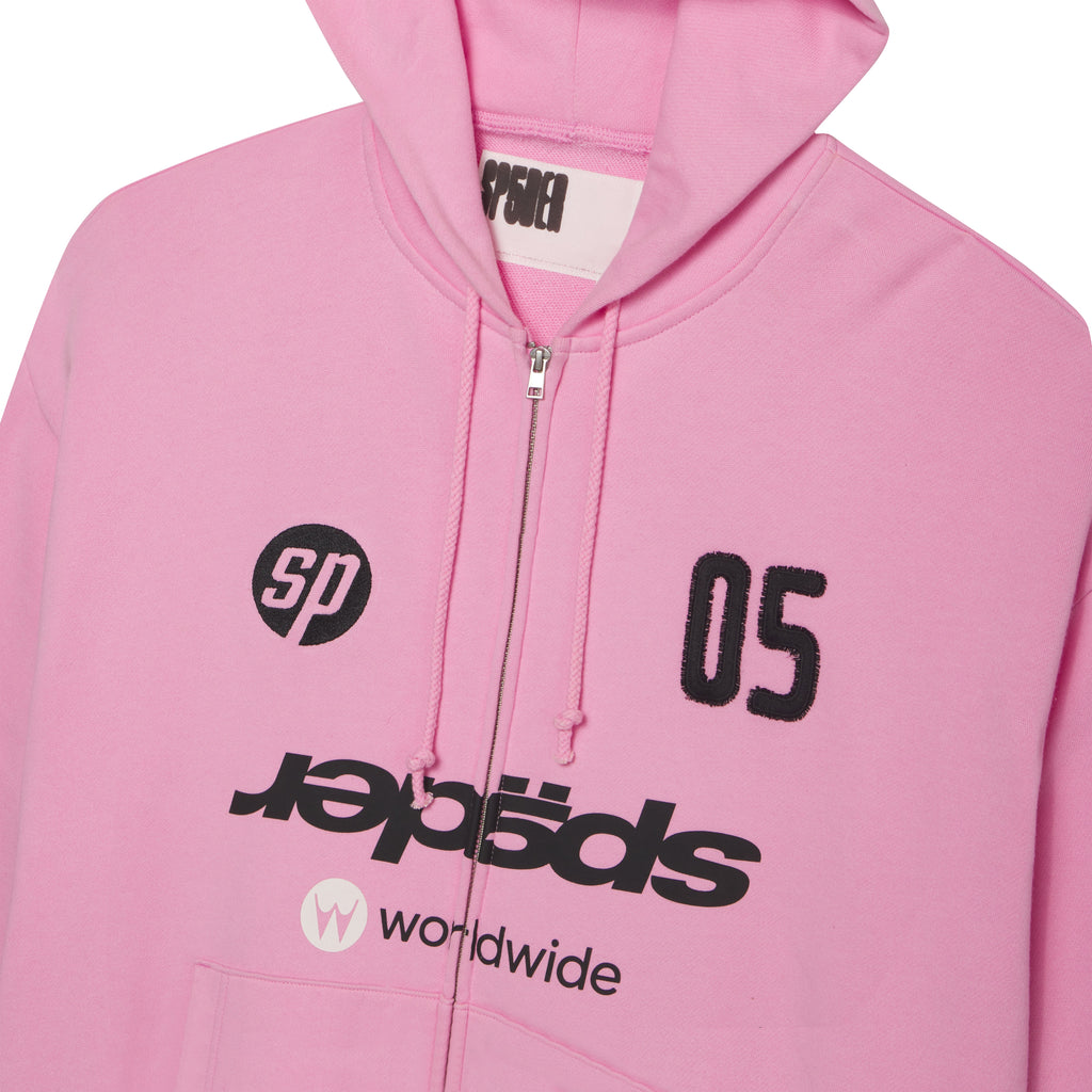 GLOBAL WEB ZIP HOODIE