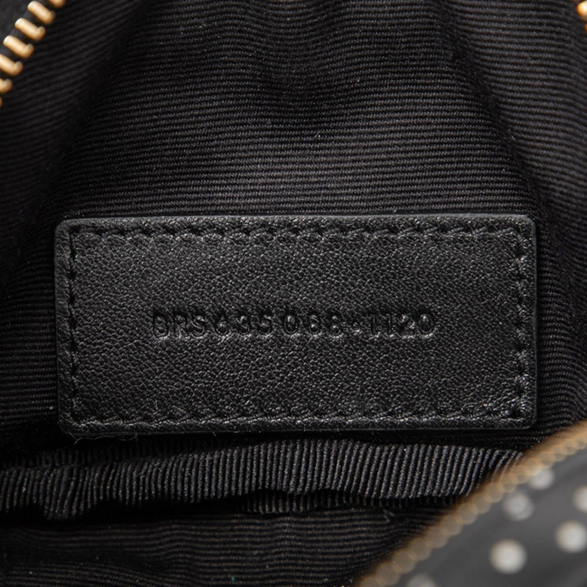 Saint Laurent Baby Quilted Chevron Calfskin Monogram Polka Dot Lou Camera Bag
