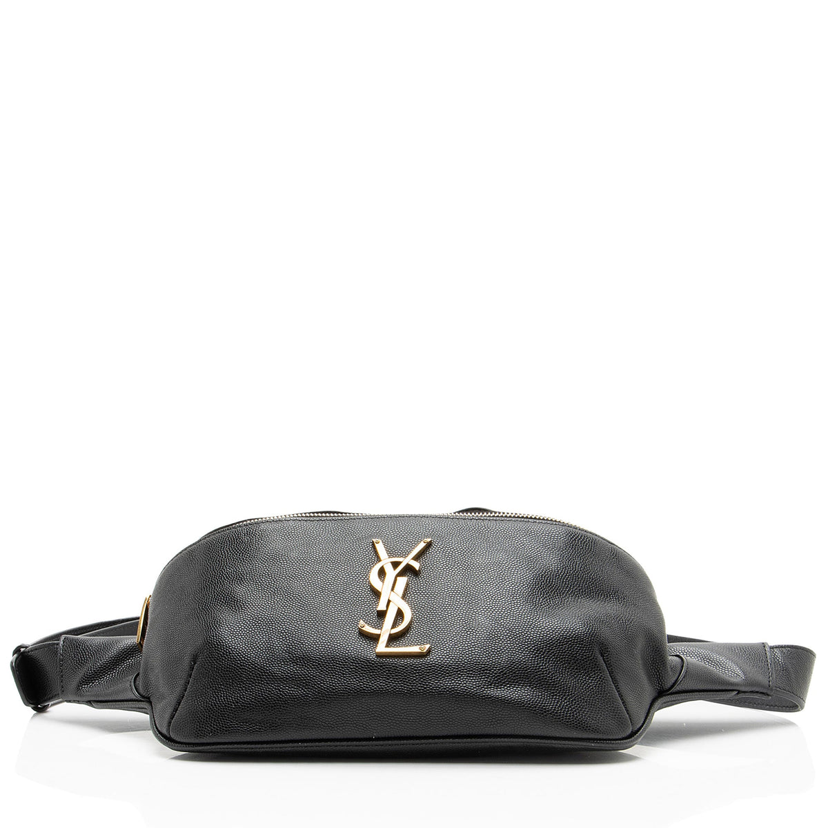Saint Laurent Calfskin Monogram Cassandre Classic Belt Bag