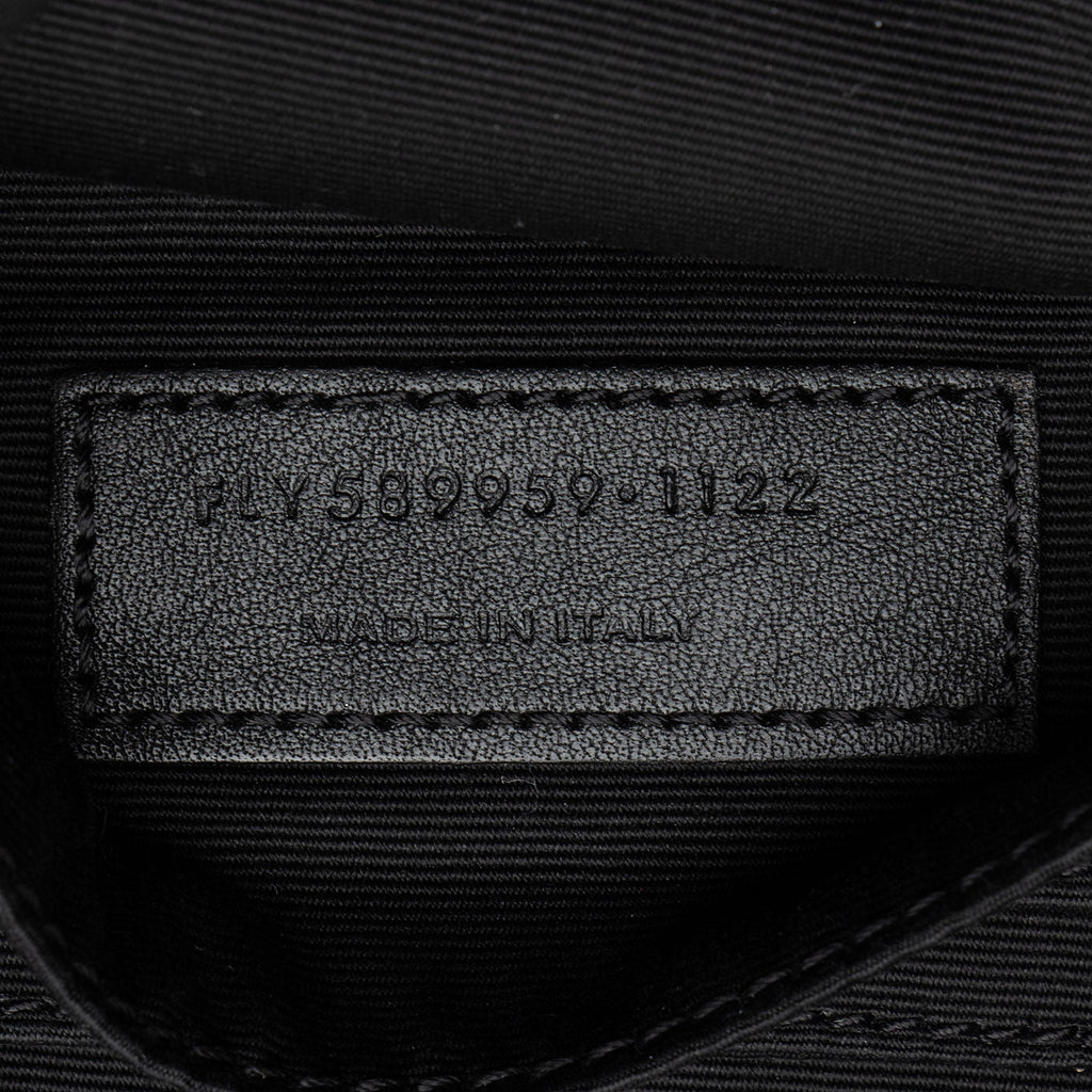 Saint Laurent Calfskin Monogram Cassandre Classic Belt Bag