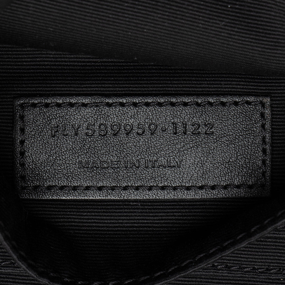 Saint Laurent Calfskin Monogram Cassandre Classic Belt Bag