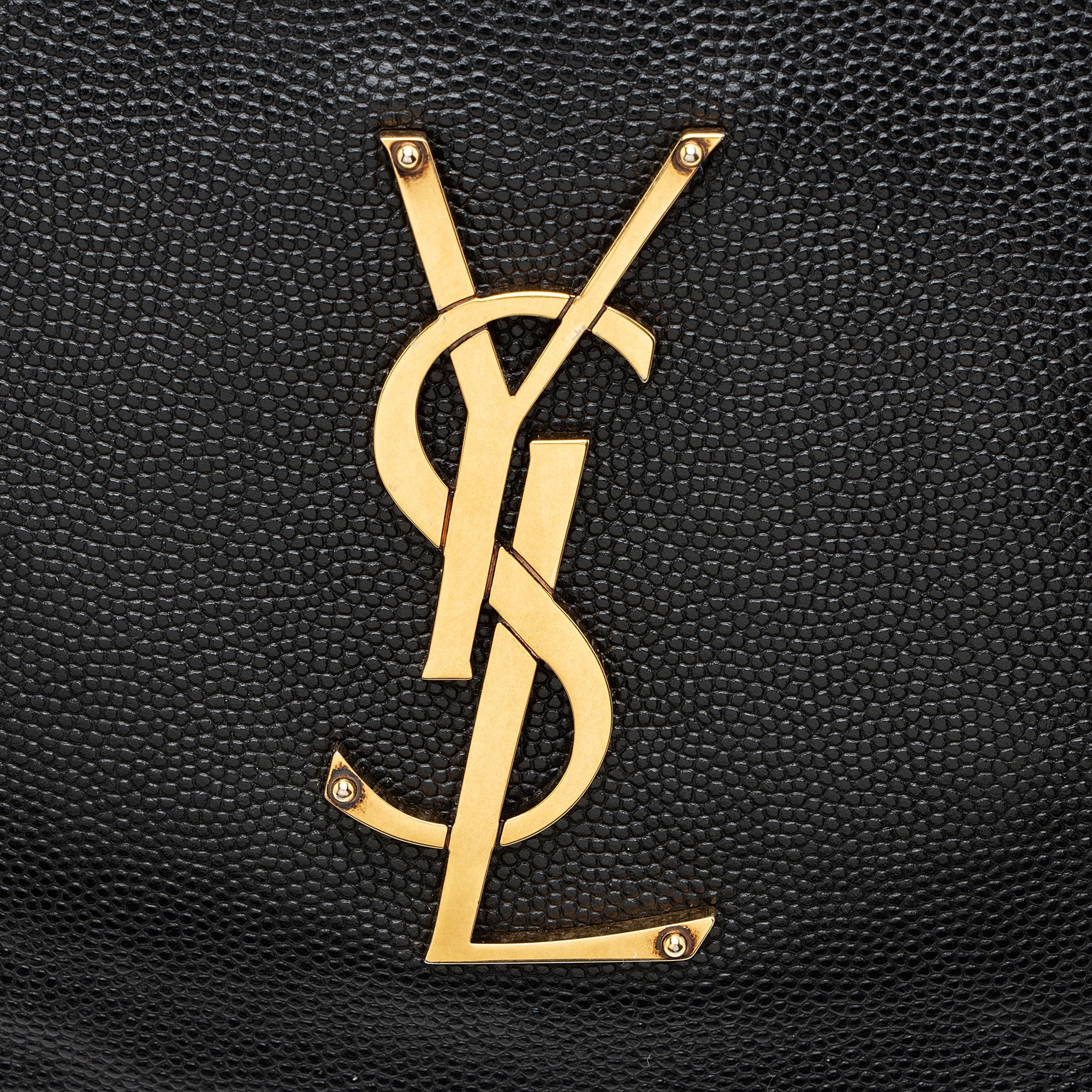 Saint Laurent Calfskin Monogram Cassandre Classic Belt Bag