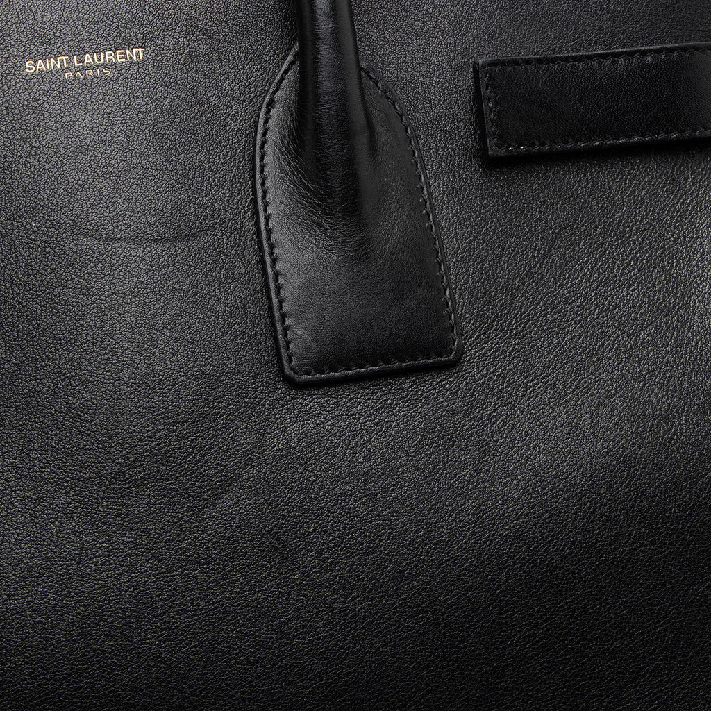 Saint Laurent Calfskin Sac De Jour Small Tote