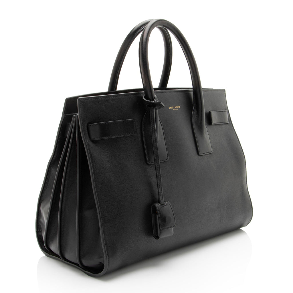 Saint Laurent Calfskin Sac De Jour Small Tote