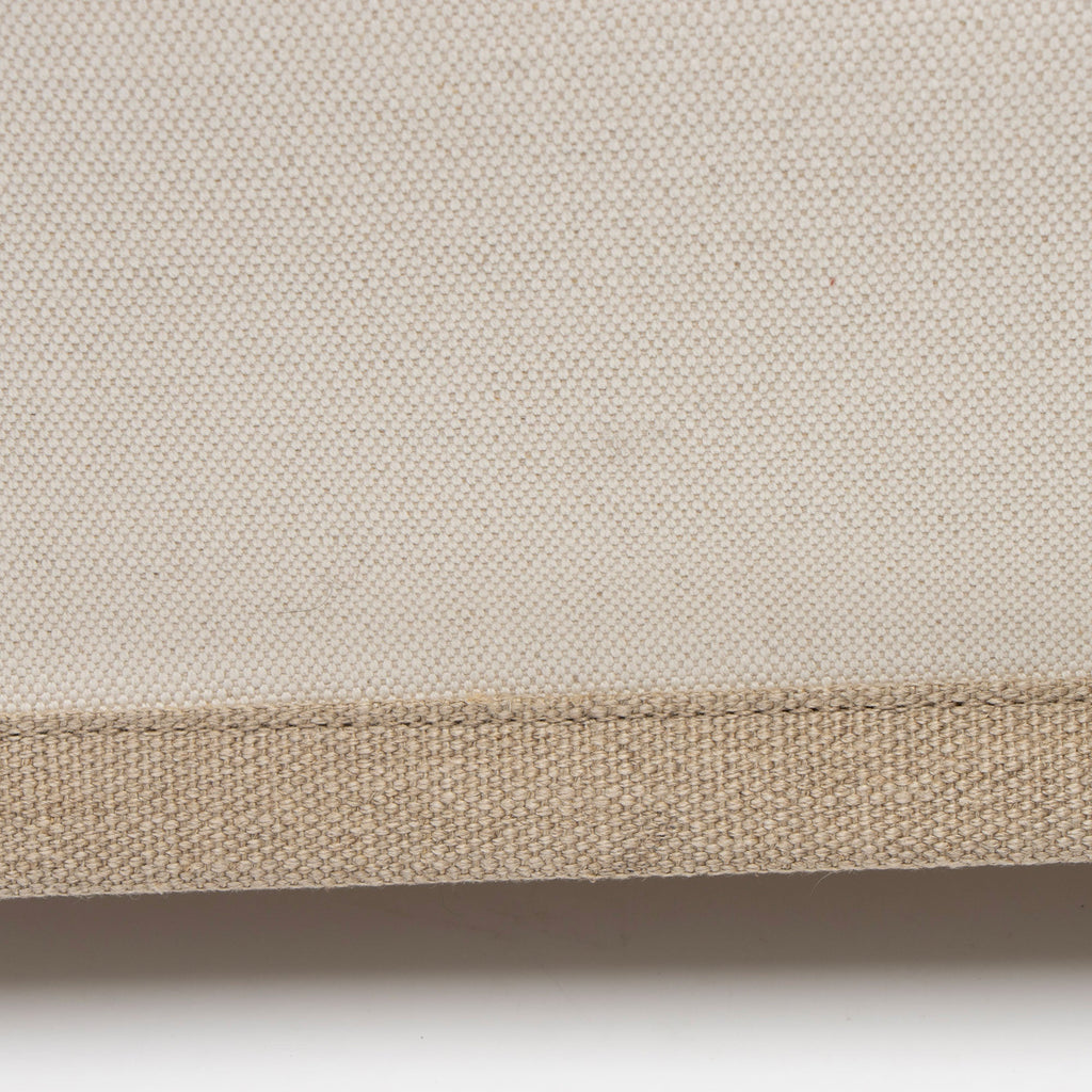Saint Laurent Canvas Calfskin Rive Gauche Large Tote