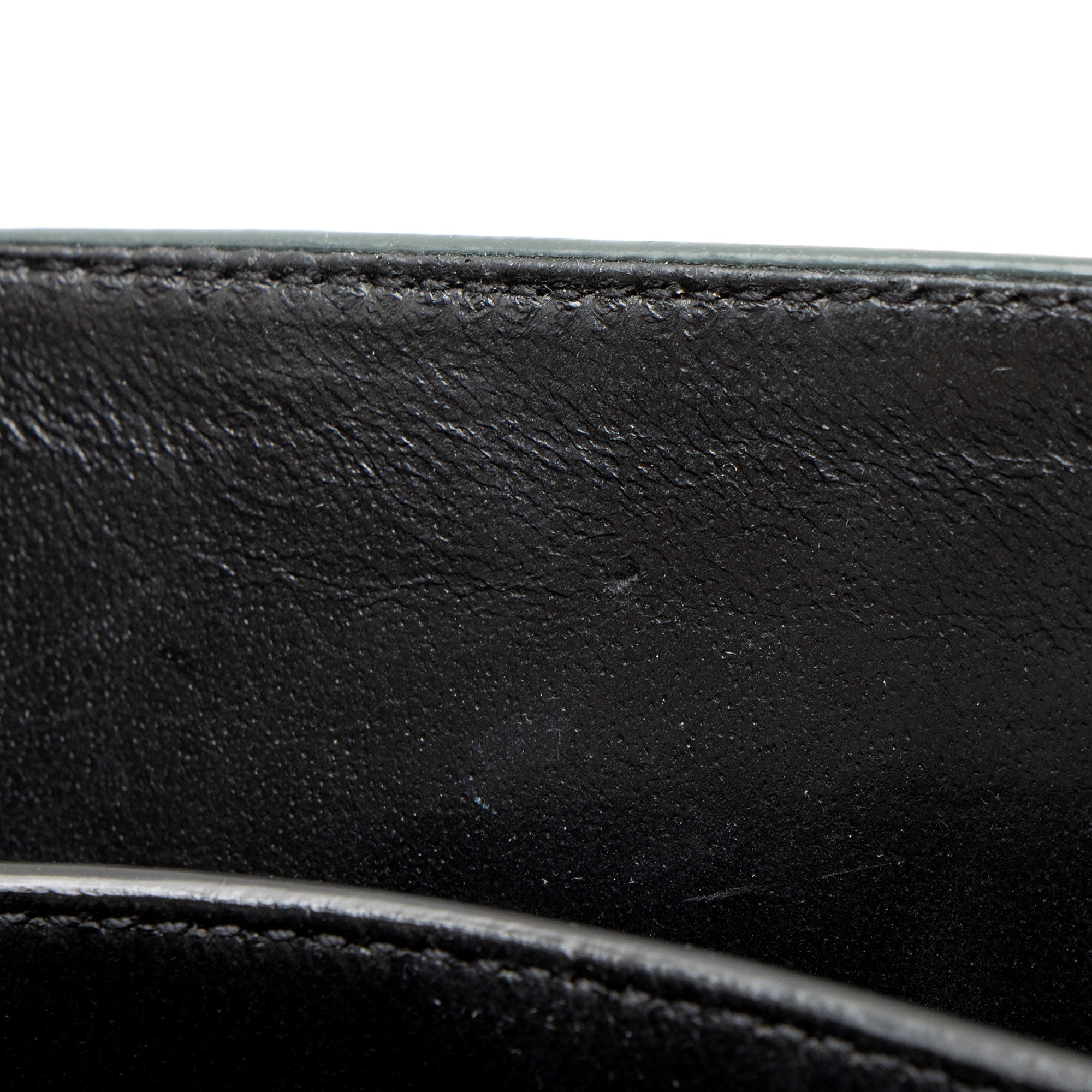 Saint Laurent Croc Embossed Leather Monogram Cassandra Mini Top Handle