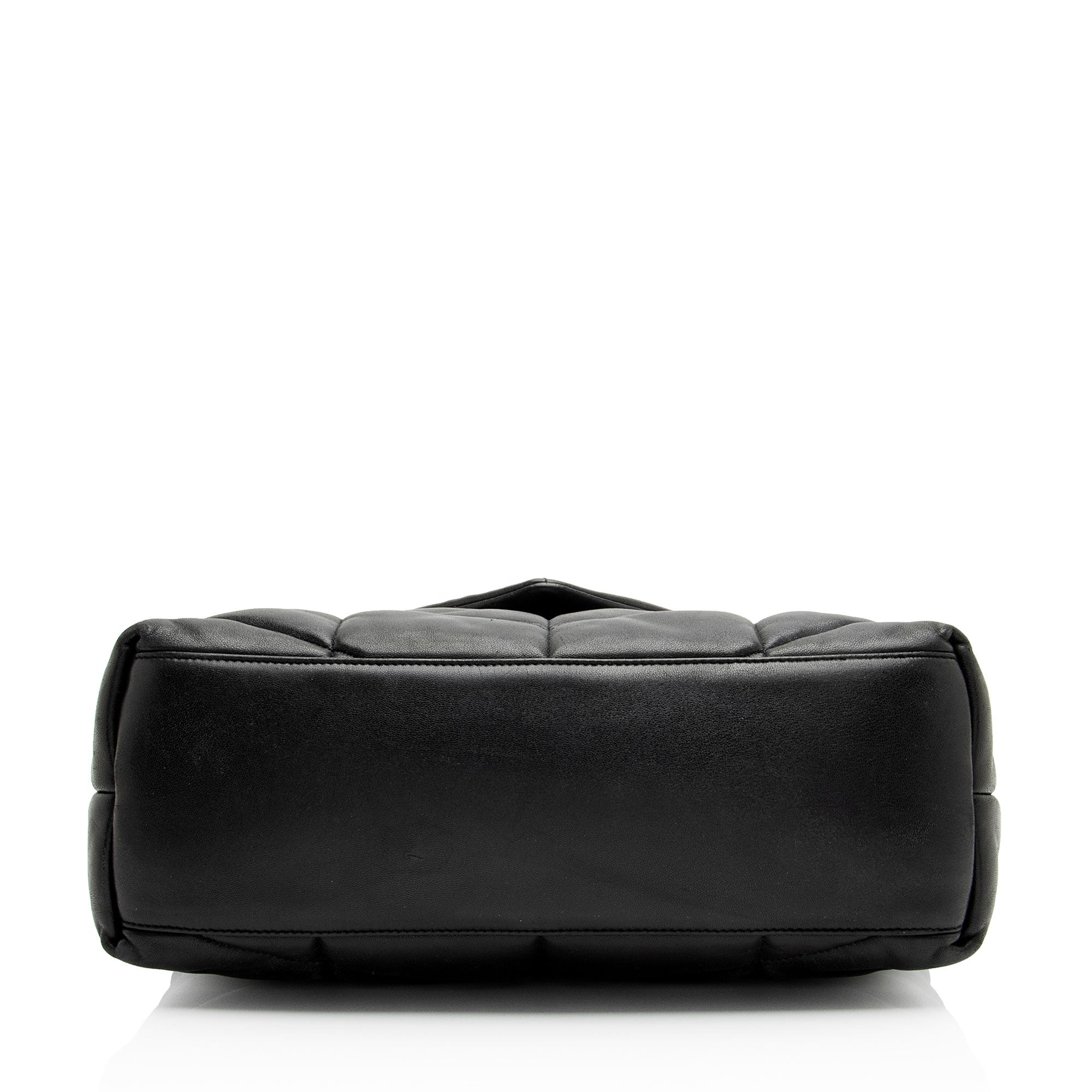 Saint Laurent Lambskin Monogram Puffer LouLou Medium Shoulder Bag