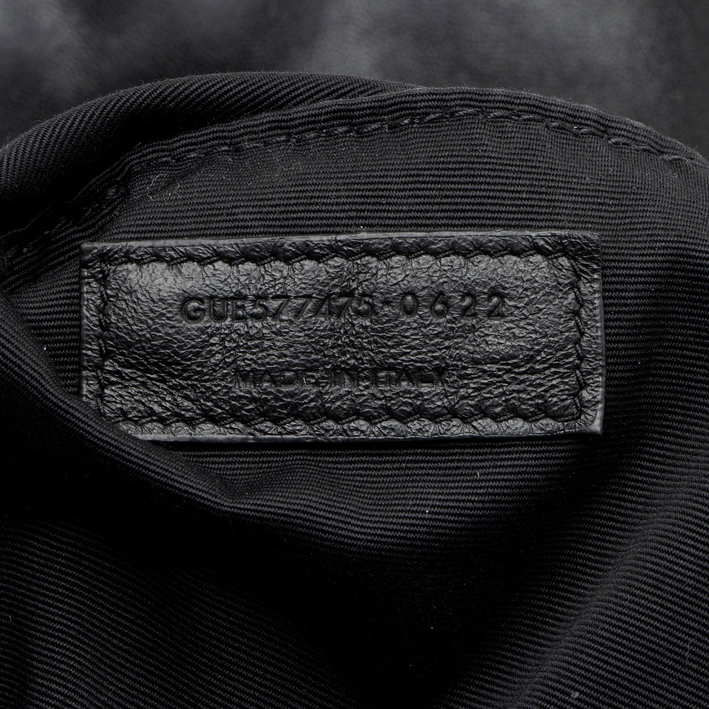 Saint Laurent Lambskin Monogram Puffer LouLou Medium Shoulder Bag
