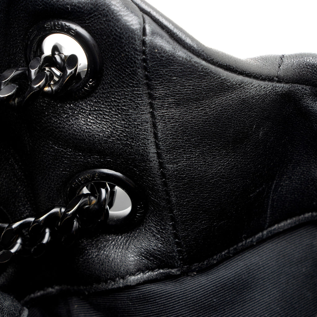 Saint Laurent Lambskin Monogram Puffer LouLou Medium Shoulder Bag