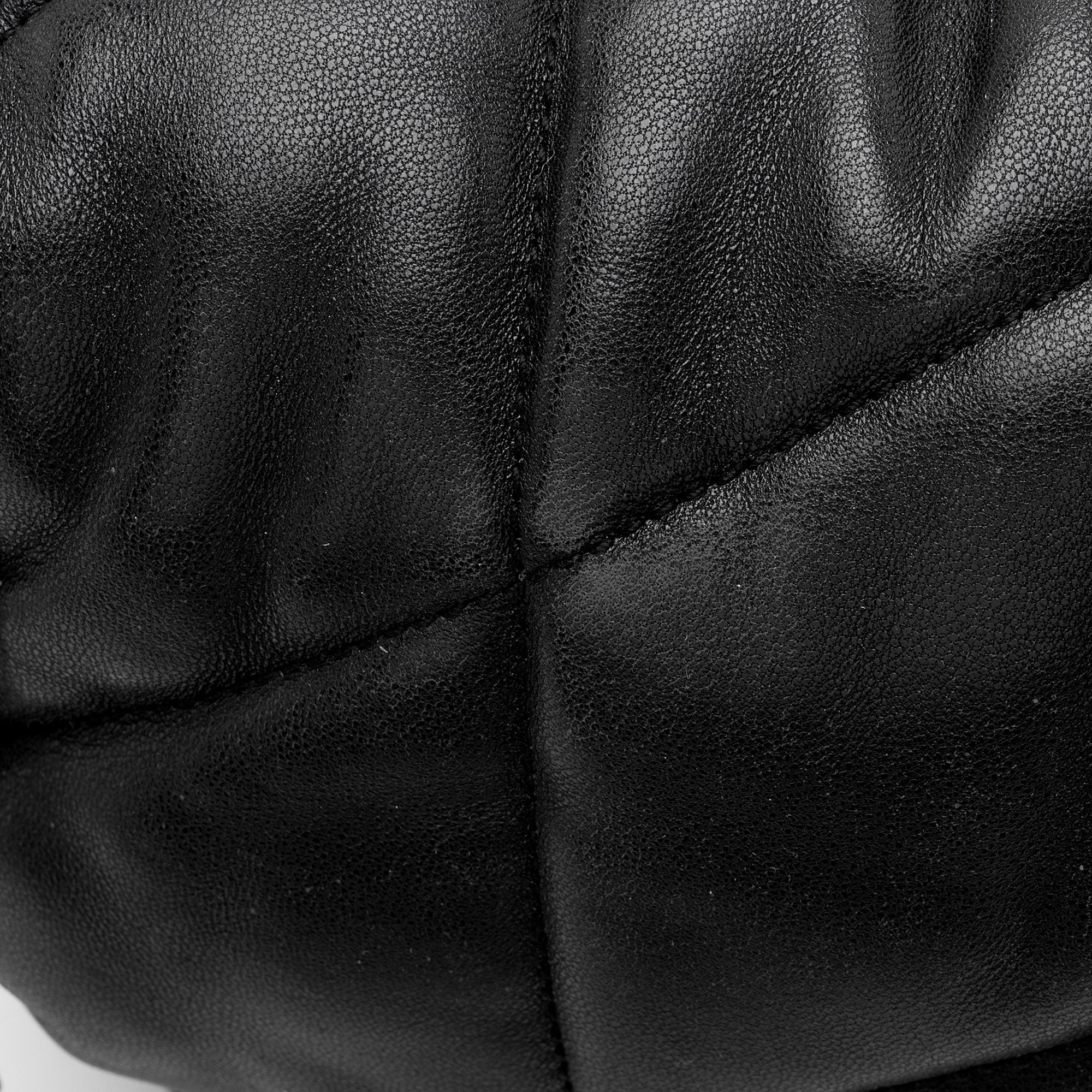 Saint Laurent Lambskin Monogram Puffer LouLou Medium Shoulder Bag