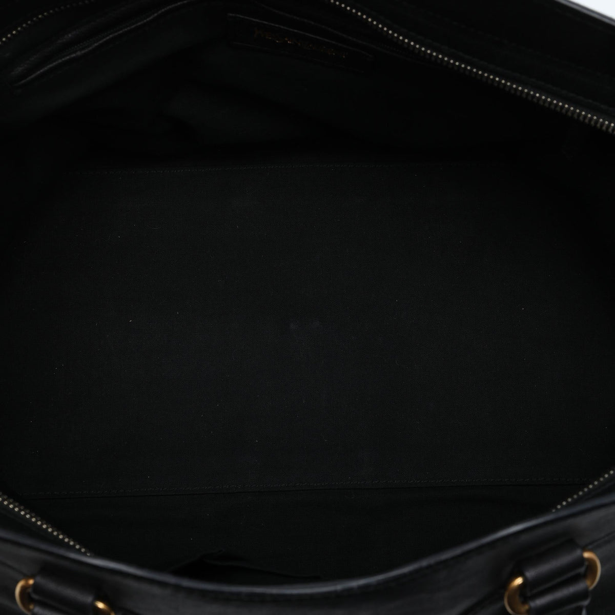 Saint Laurent Large Leather Cabas Chyc Satchel