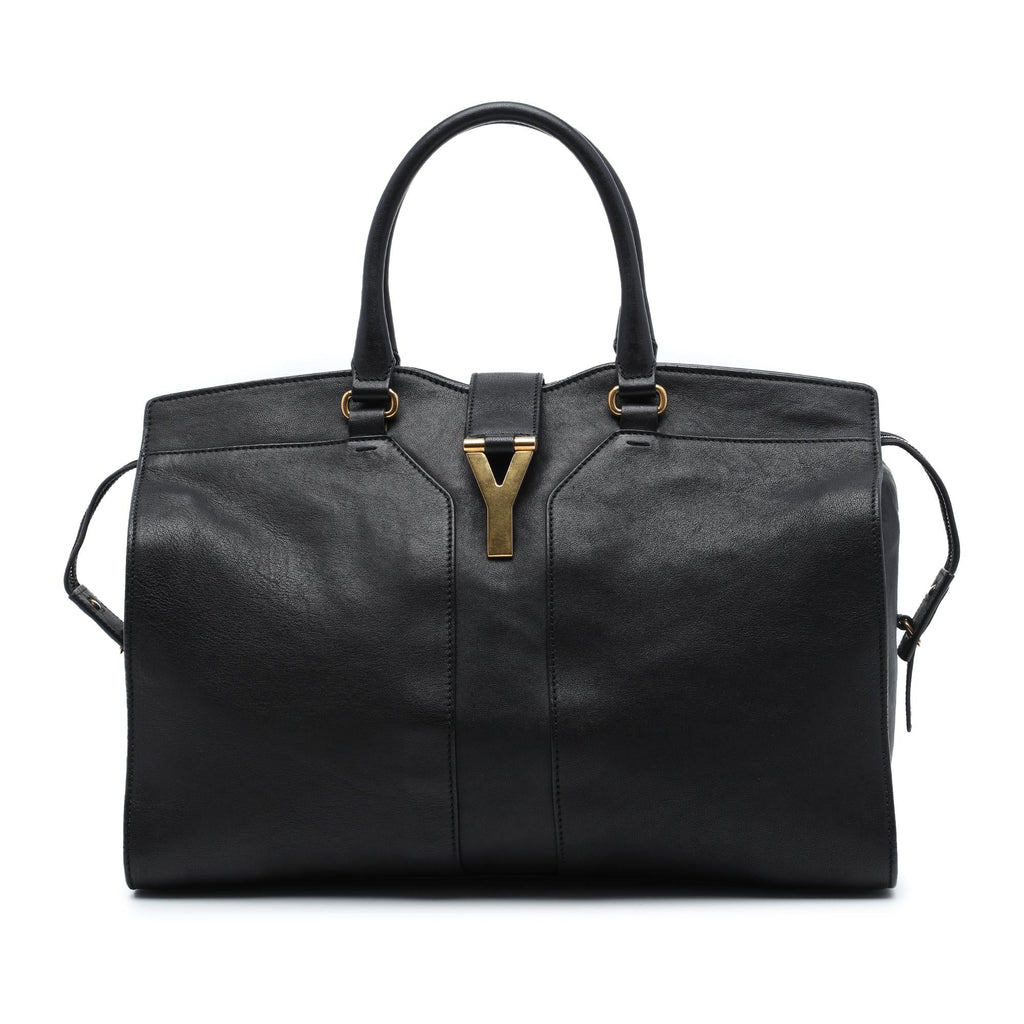 Saint Laurent Large Leather Cabas Chyc Satchel
