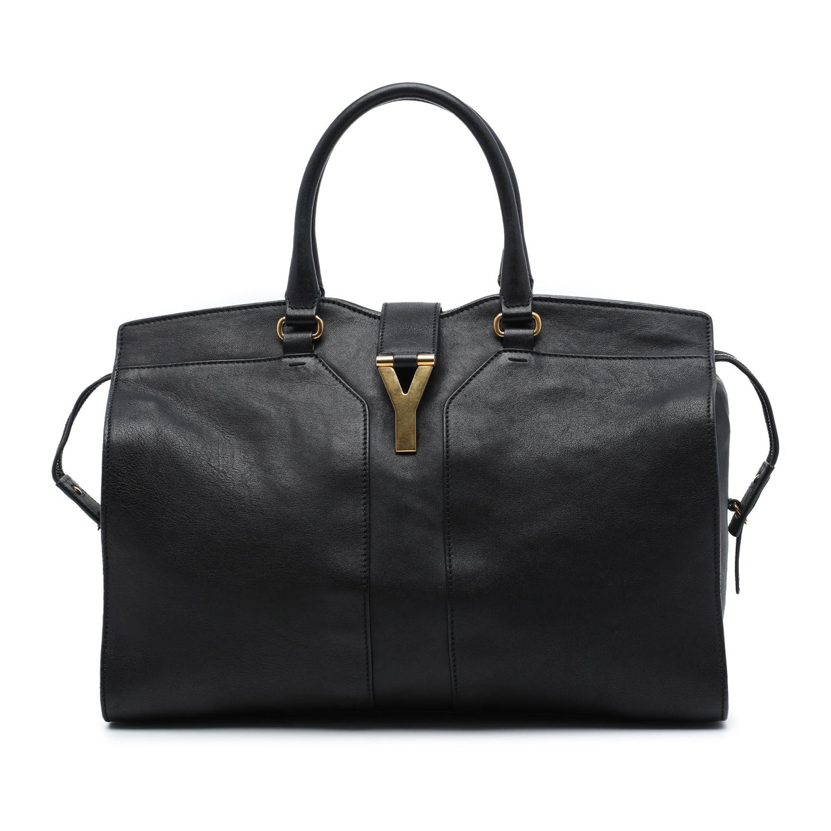 Saint Laurent Large Leather Cabas Chyc Satchel