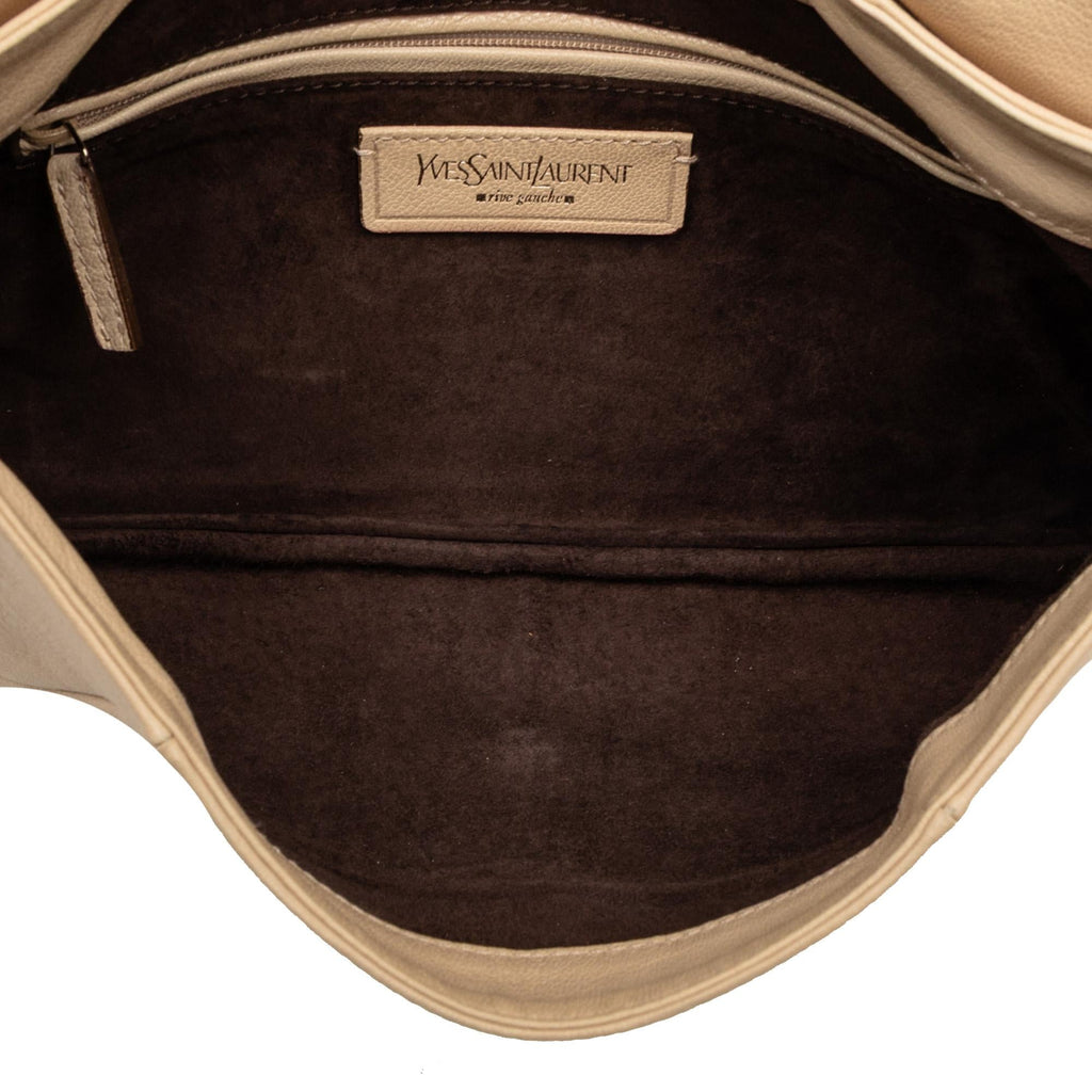 Saint Laurent Leather Nadja Rose Flap Bag