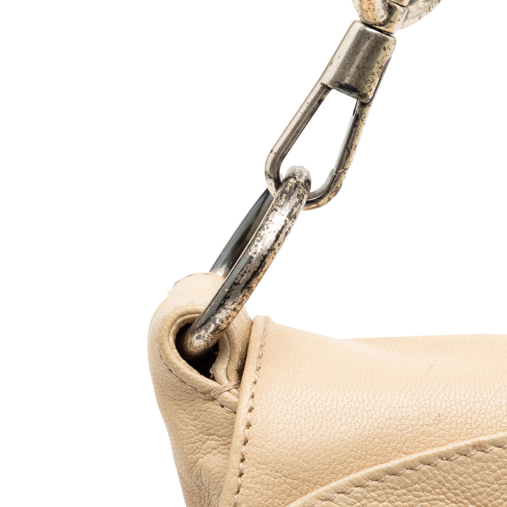 Saint Laurent Leather Nadja Rose Flap Bag