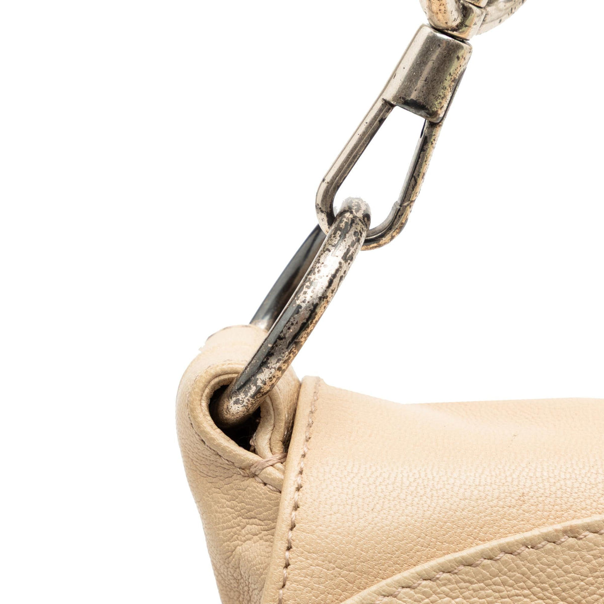 Saint Laurent Leather Nadja Rose Flap Bag