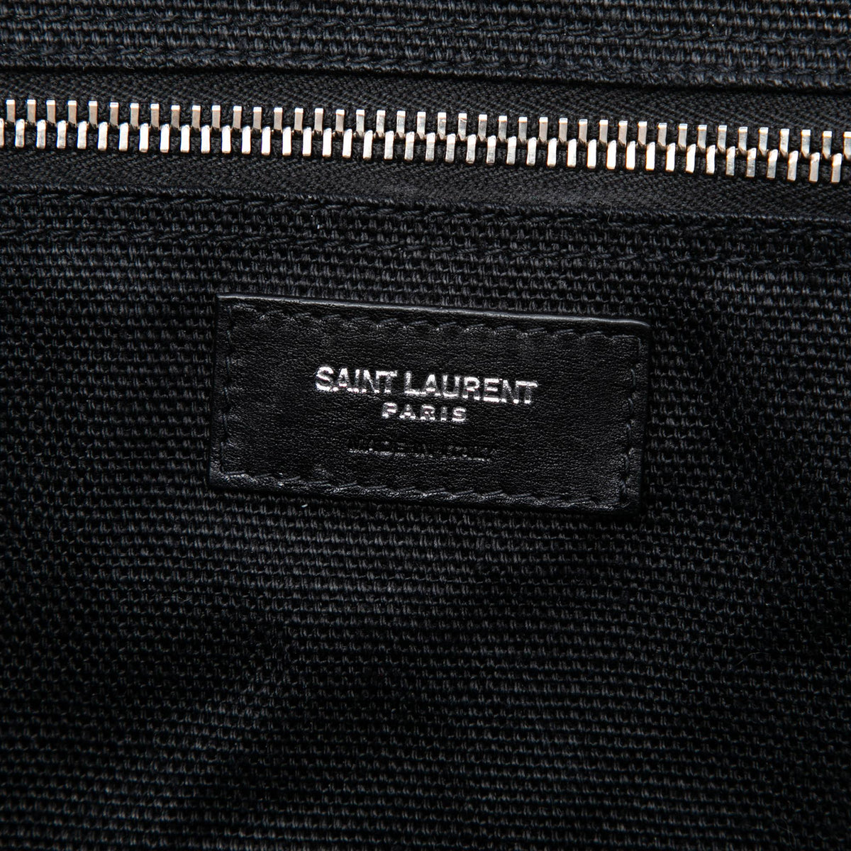 Saint Laurent Linen Rive Gauche North South Tote