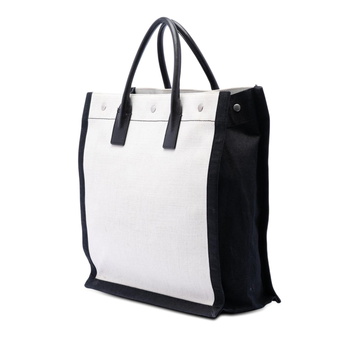 Saint Laurent Linen Rive Gauche North South Tote