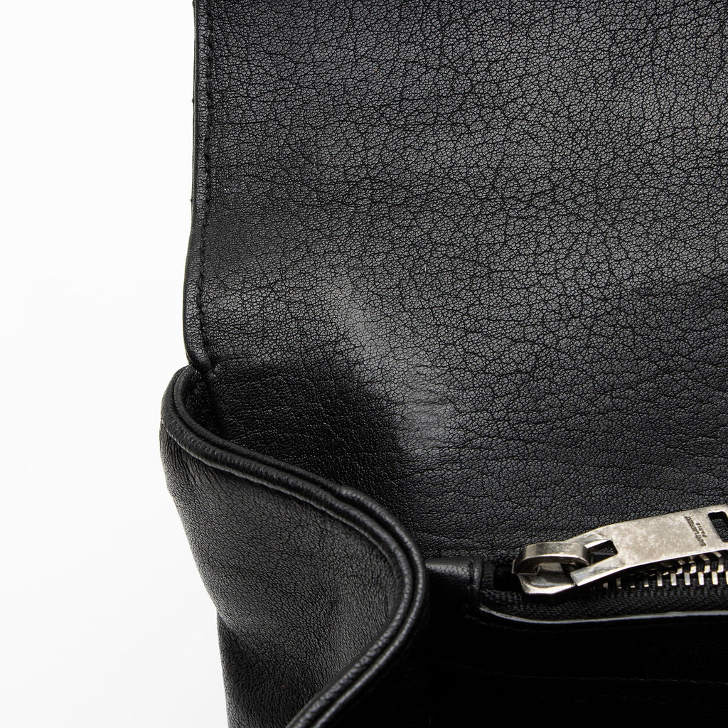 Saint Laurent Matelasse Calfskin Monogram College Large Shoulder Bag