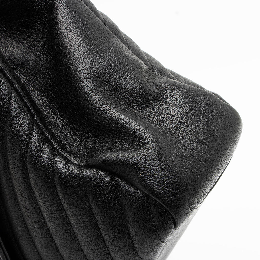 Saint Laurent Matelasse Calfskin Monogram College Large Shoulder Bag